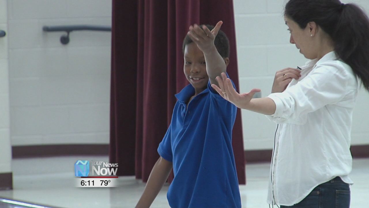 Freedom Elementary students get a lesson in conducting music